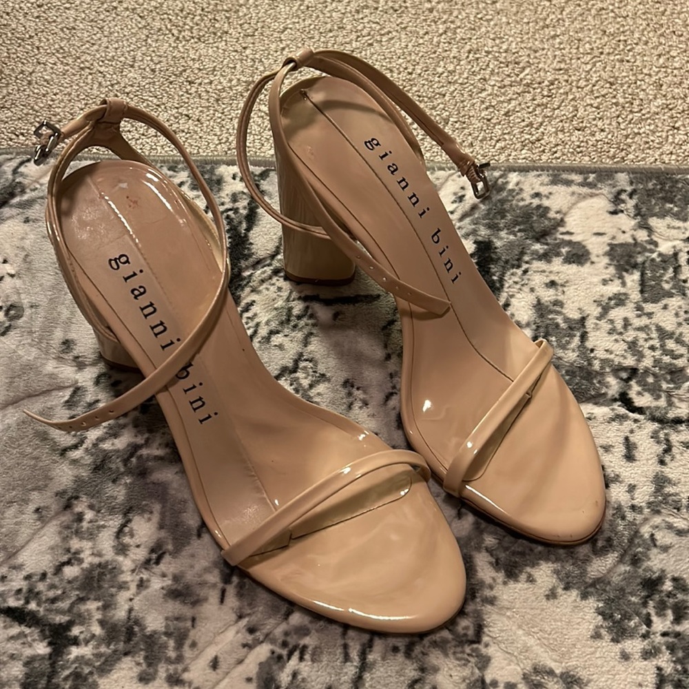 Patent Leather Nude Heels